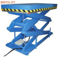 electric hydraulic cargo lift table/small stationary scissor lift